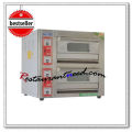 K706 Mini Type 2 Layer 2 Tray Spray Painted Electrical Deck Baking Oven